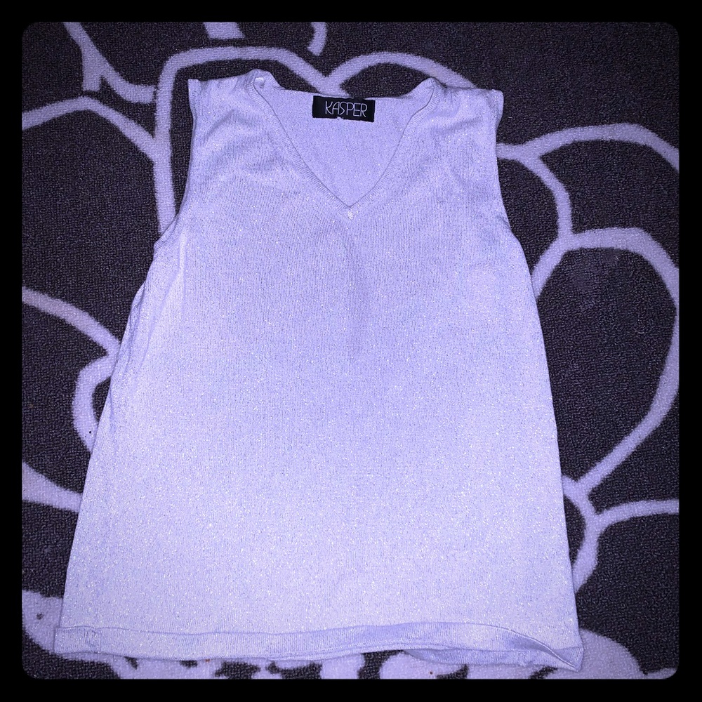 𝘒𝘢𝘴𝘱𝘦𝘳 Glitter tank top ✨